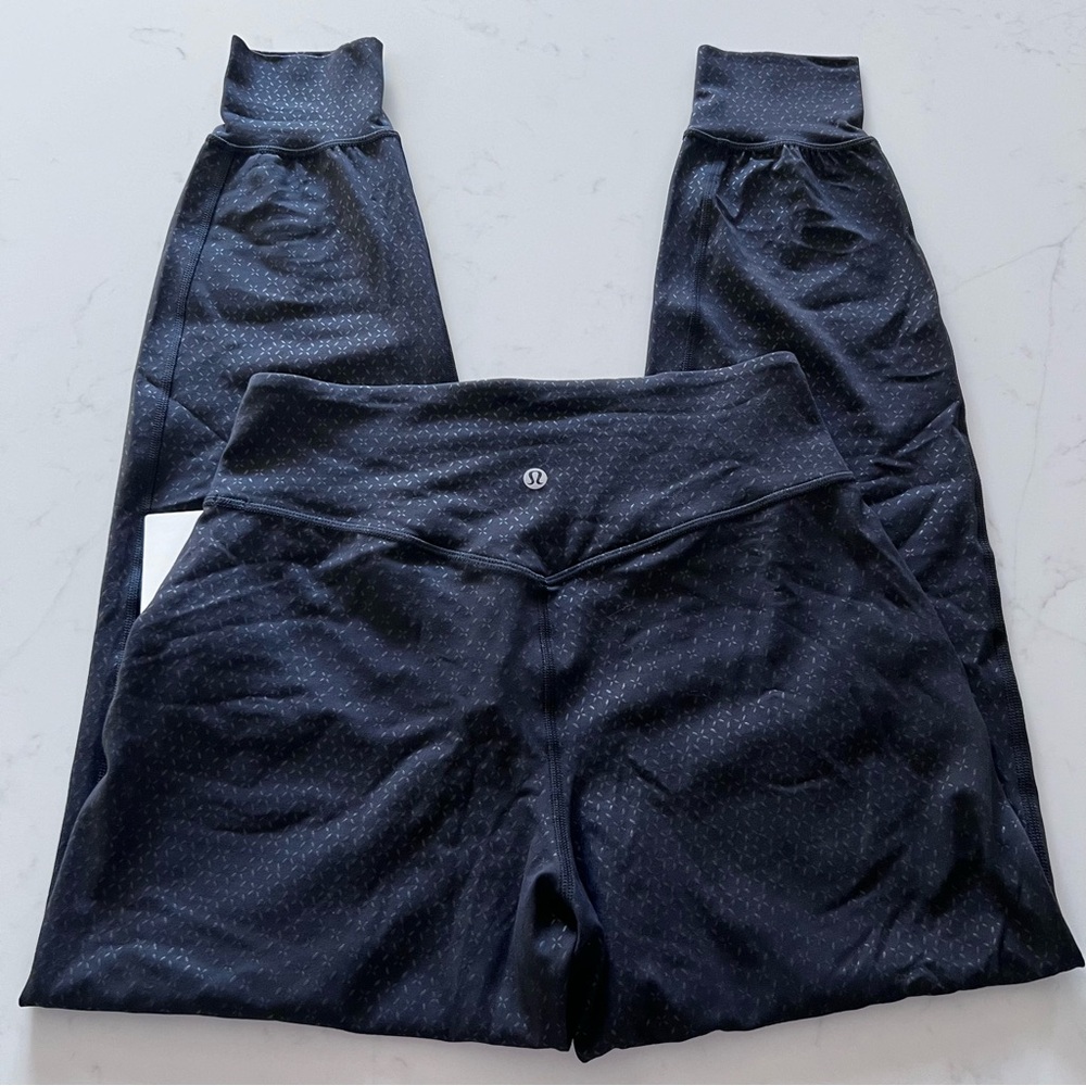 Lululemon Align Jogger Gradiate Geo Emboss Black
